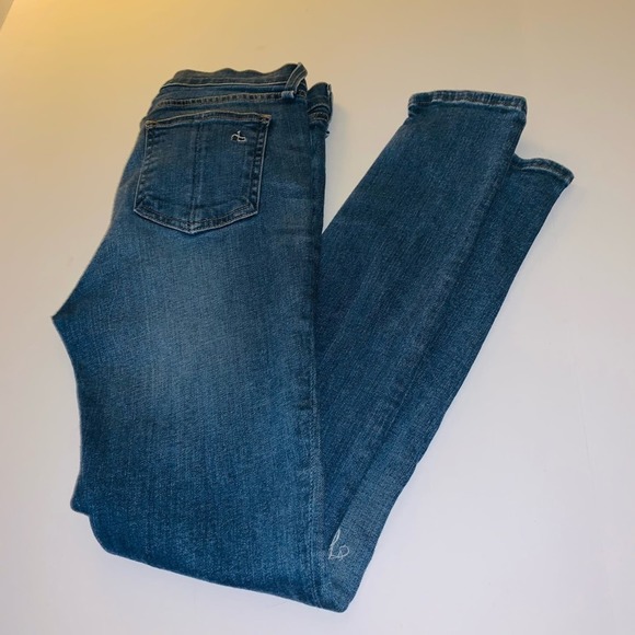 Rag & bone Shredded Zipper Skinny Capris Jeans sz 27 - Picture 4 of 11